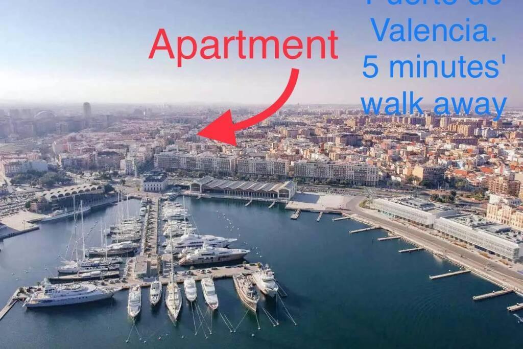 Valencia / Playa Cabanyal, Puerto, Cuidad Artes 아파트 외부 사진