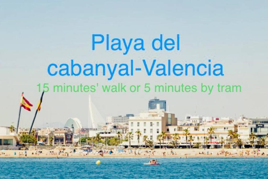 Valencia / Playa Cabanyal, Puerto, Cuidad Artes 아파트 외부 사진